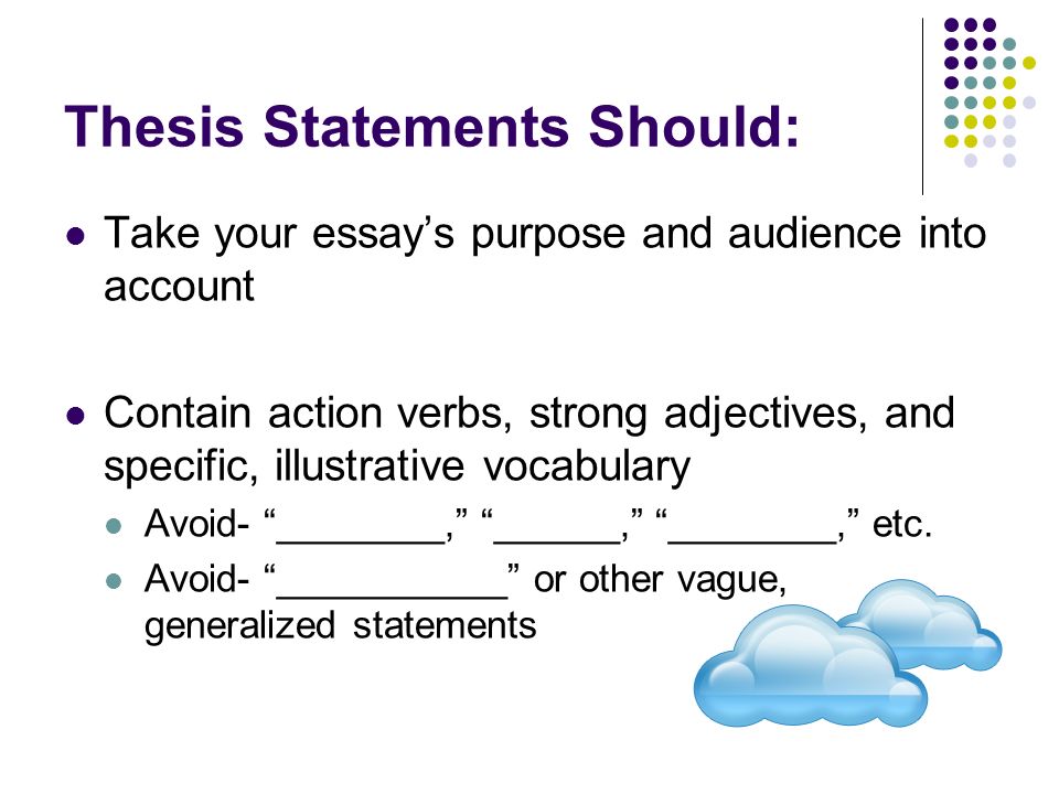Using active verbs